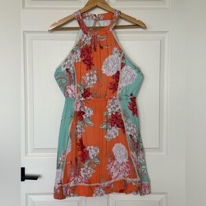 Tropical Open Back Minkpink Mini Dress sz M